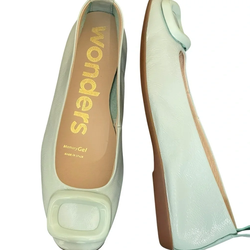 Wonders‎ Ballet Flat In Lack Akua memory gel size 36(6)
